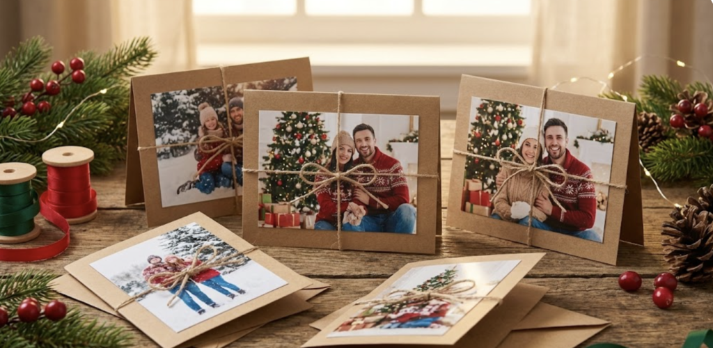 Świąteczne kartki z odbitkami 10×15