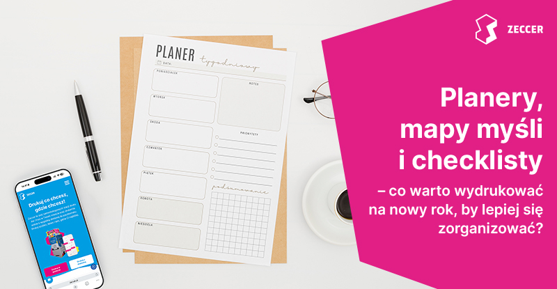 Planery mapy myśli i checklisty